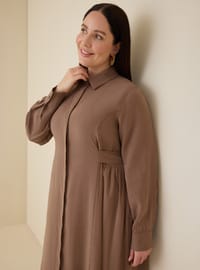 Robe Grande Taille Marron Alia F2 DR