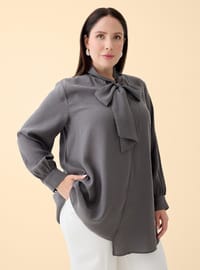 Plus Size Tunic Anthracite Alia F2 DR
