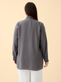 Plus Size Tunic Anthracite Alia F2 DR