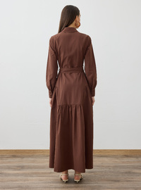 Robe Modeste Marron Refka F2