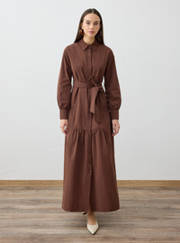 Robe Modeste Marron Refka F2