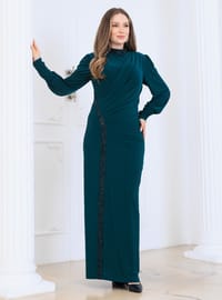 Eleni Abendkleid Smaragdgrün