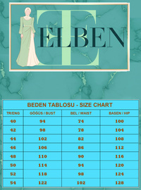 Eleni Taş Detaylı Abiye İndigo