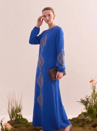 Saxe Blue - Unlined - Modest Dress