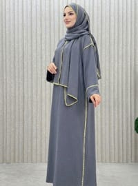 Anthracite - Unlined - Abaya