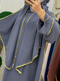 Anthracite - Unlined - Abaya
