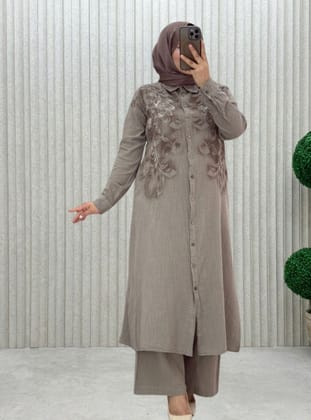 منك - نسيج غير مبطن - طوق كوبي - أطقمة - MODANURSEDA