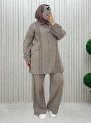 منك - نسيج غير مبطن - طوق كوبي - أطقمة - MODANURSEDA