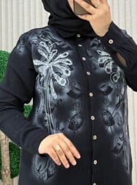 Noir - Tissu non doublé - Collier cubain - Ensemble