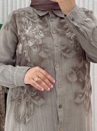 Vison - Tissu non doublé - Collier cubain - Ensemble