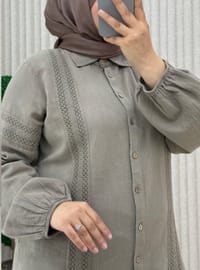 Vison - Tissu non doublé - Collier cubain - Ensemble
