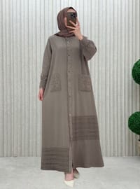 منك - نسيج غير مبطن - قبة مدورة - كابات/ معاطف