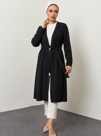 Black - Unlined - Modest Dress