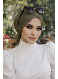 Bonnet Croisé Prêt Olive