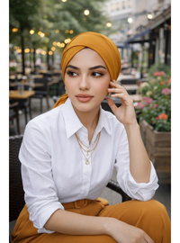 Bonnet Croisé Moutarde